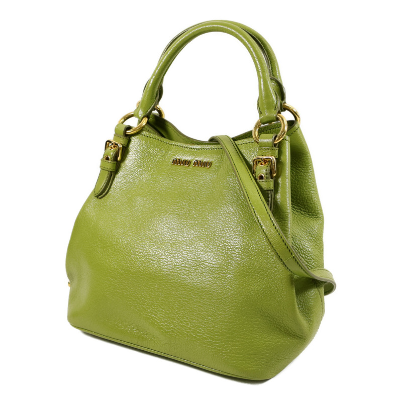 Miu Miu 牛皮皮革Shoulder Bag手挽肩背兩用袋-1