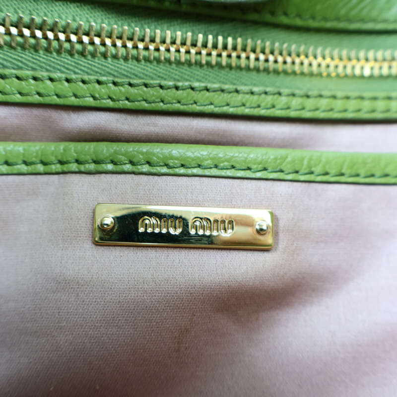 Miu Miu 牛皮皮革Shoulder Bag手挽肩背兩用袋-5