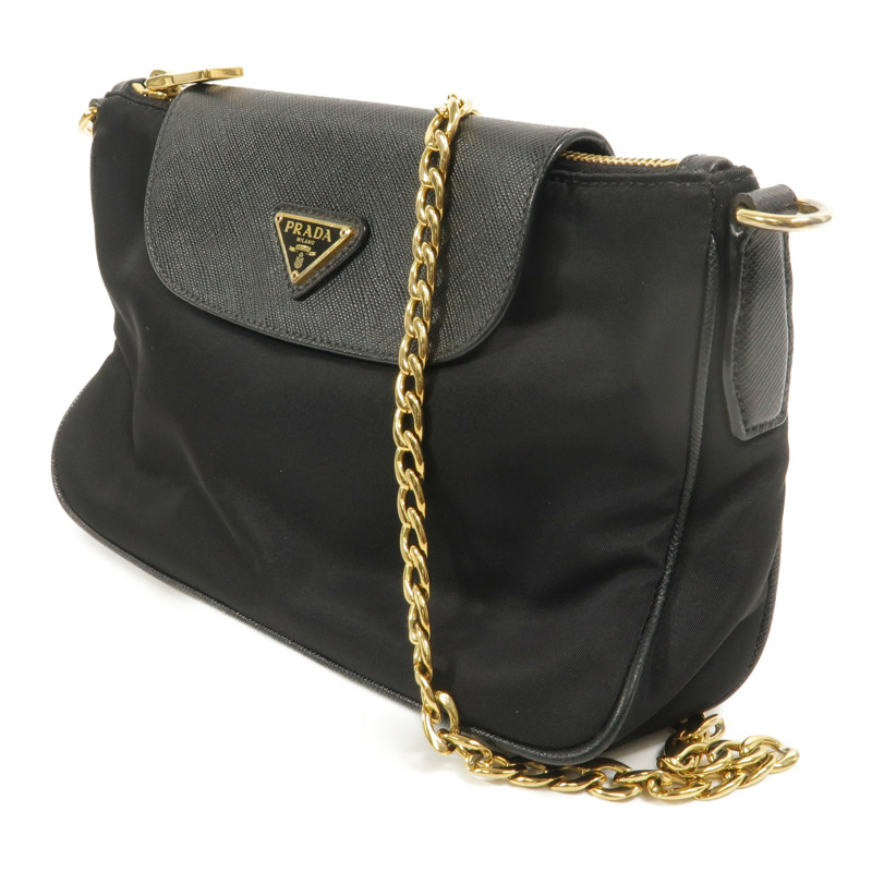 PRADA 尼龍Shoulder Bag鏈帶肩背袋-2