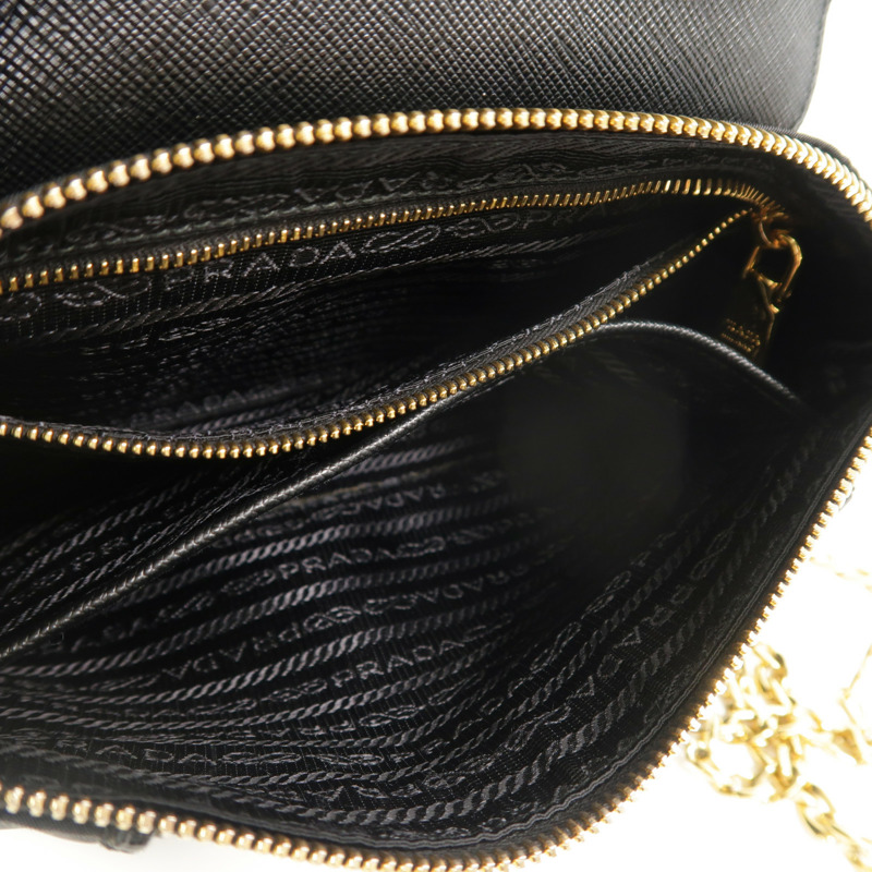 PRADA 尼龍Shoulder Bag鏈帶肩背袋-4