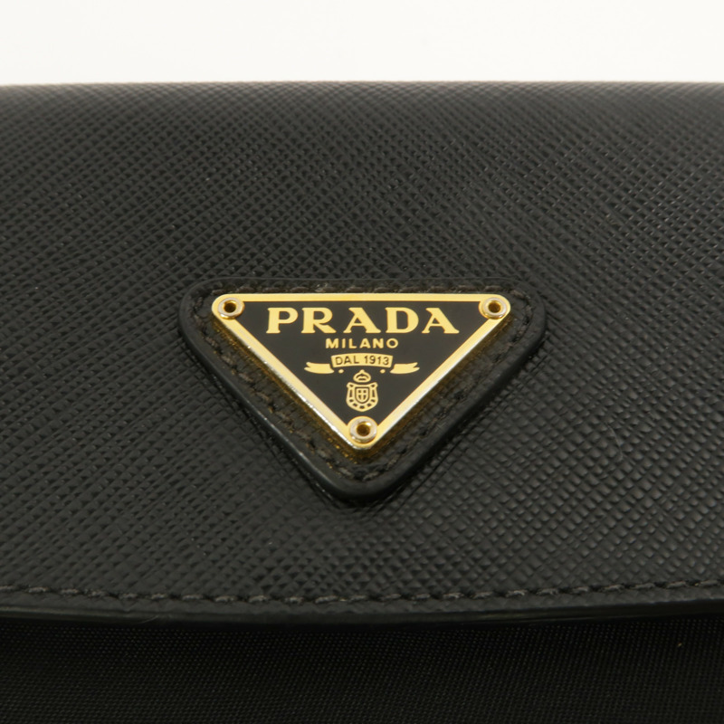 PRADA 尼龍Shoulder Bag鏈帶肩背袋-8