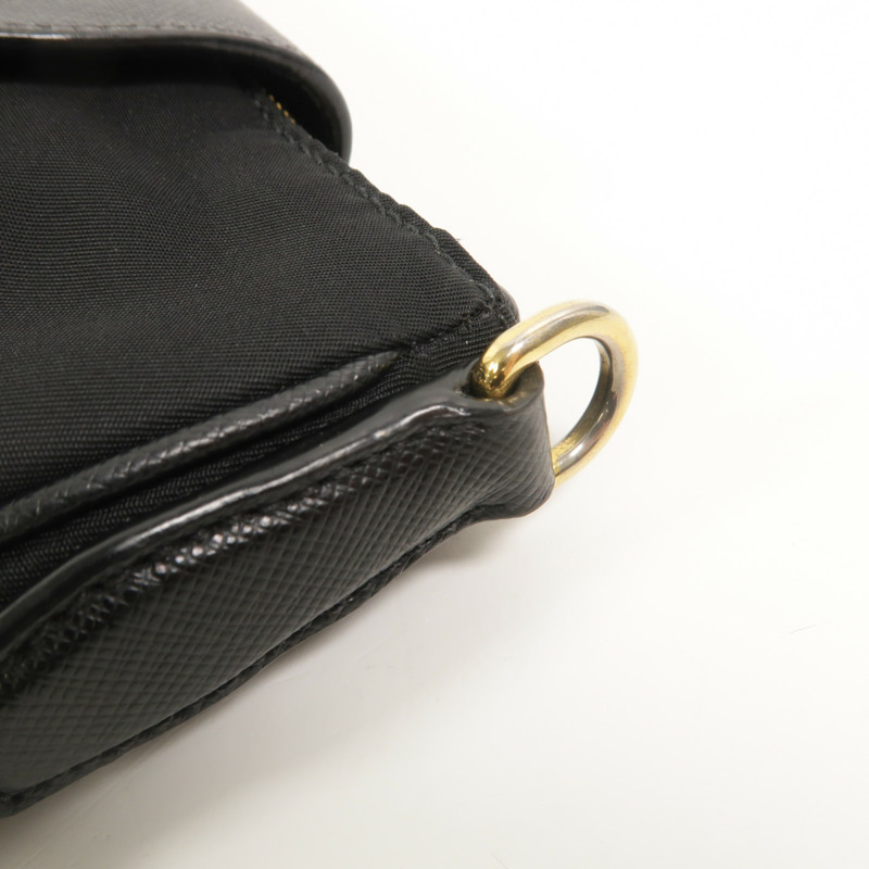 PRADA 尼龍Shoulder Bag鏈帶肩背袋-9