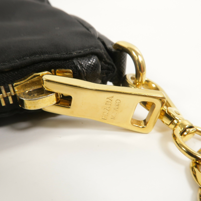 PRADA 尼龍Shoulder Bag鏈帶肩背袋-15