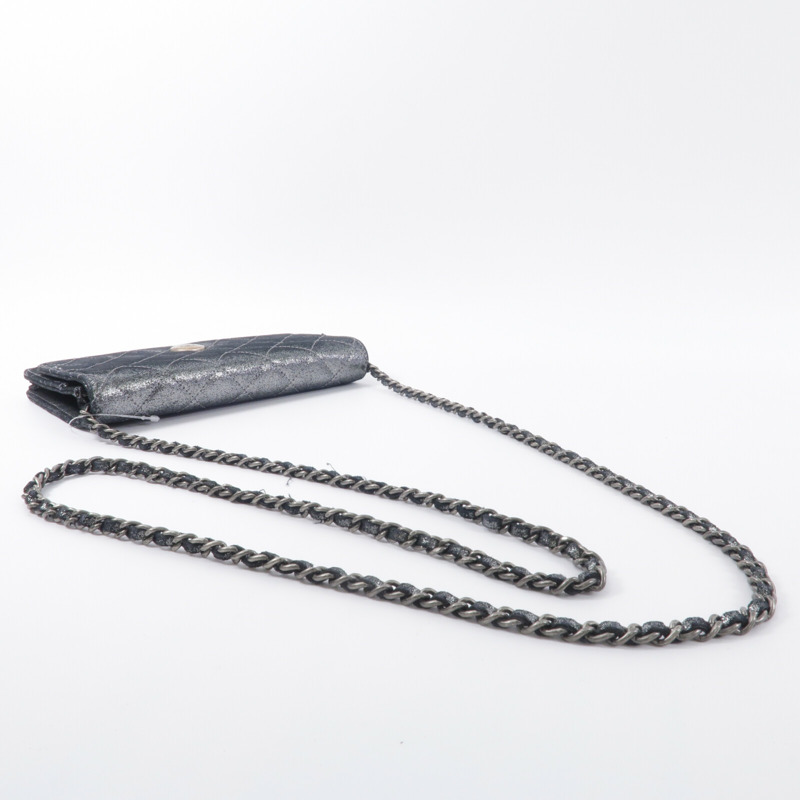 CHANEL 帆布Wallet On Chain鏈帶肩背袋-9