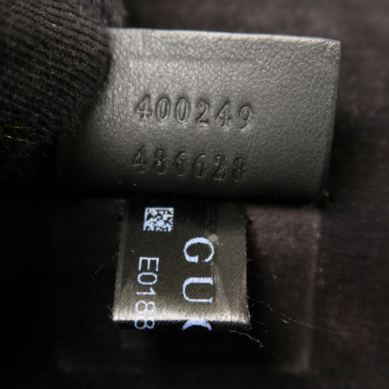 GUCCI 塗層帆布/麂皮皮革Dionysus鏈帶肩背袋-7