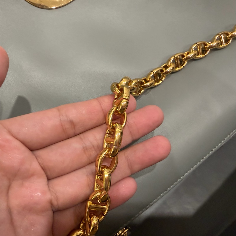DIOR CARO 牛皮 藍灰色 M41G caro 中號 medium 25公分-14
