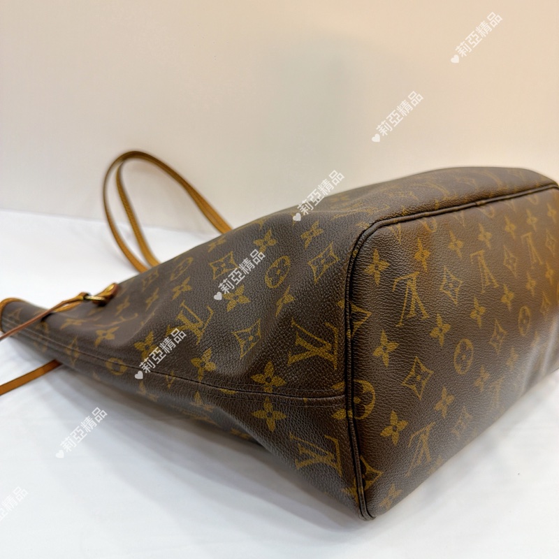 莉亞精品♡ Lv Neverfull MM 老花托特包-5