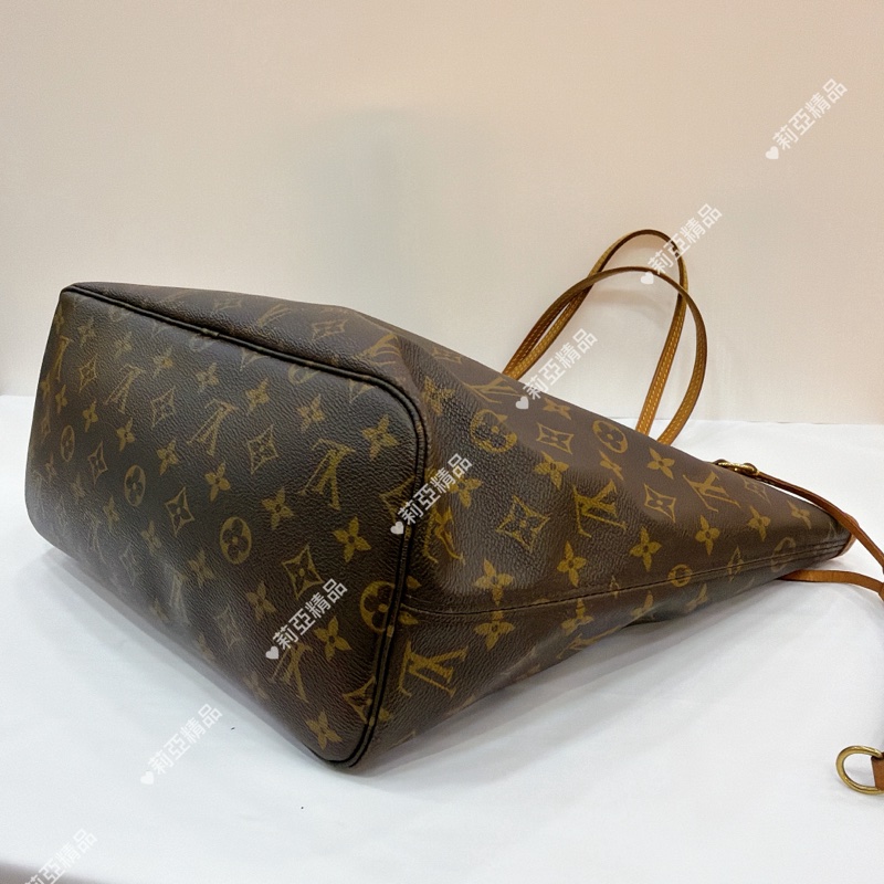莉亞精品♡ Lv Neverfull MM 老花托特包-6