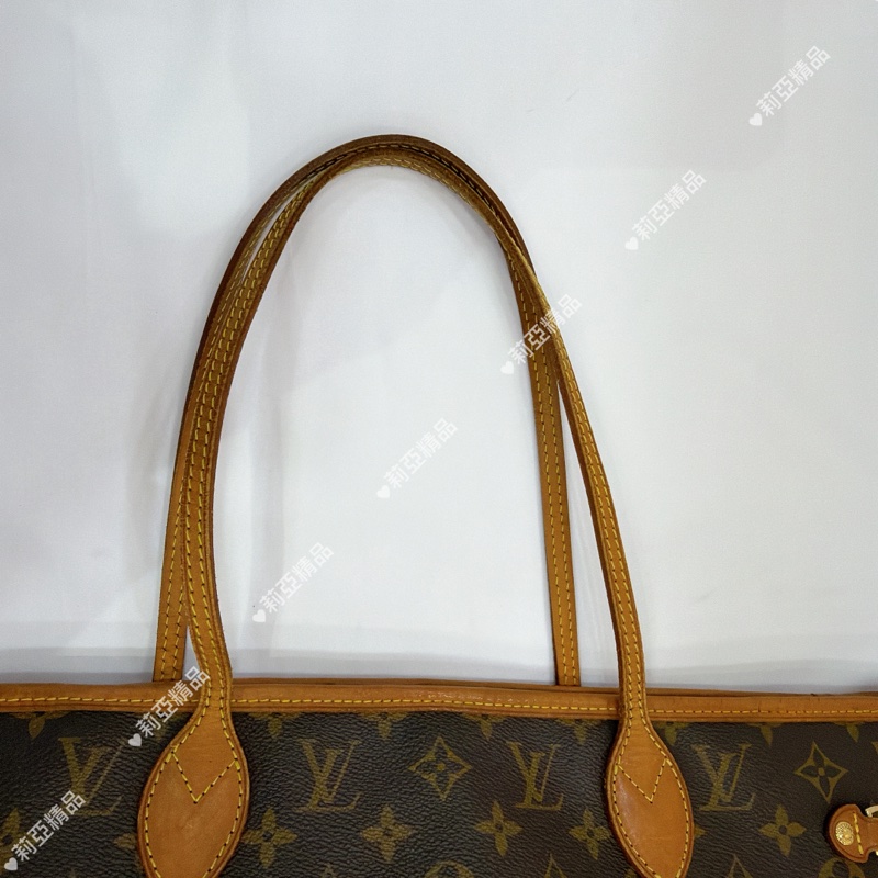 莉亞精品♡ Lv Neverfull MM 老花托特包-13