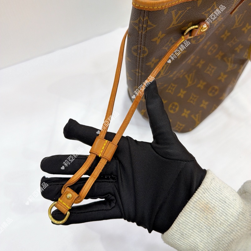 莉亞精品♡ Lv Neverfull MM 老花托特包-15