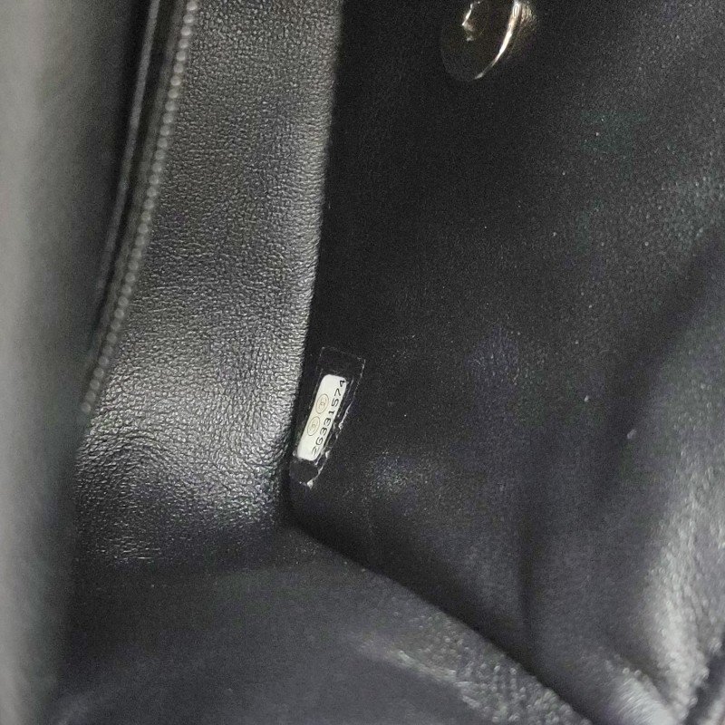 Chanel Classic Flap 經典款方胖子牛皮菱格絎縫雙C扣皮穿鏈斜背包單肩包-10