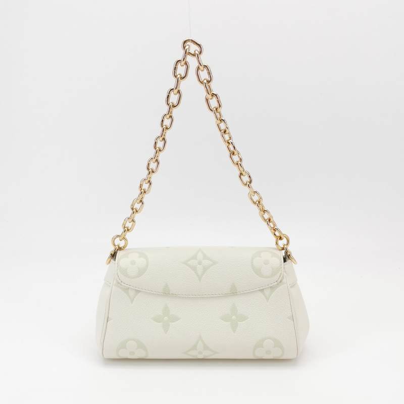 Louis Vuitton (LV) Favorite牛皮拼色老花Logo標誌牌斜背包包肩包晶片款-4