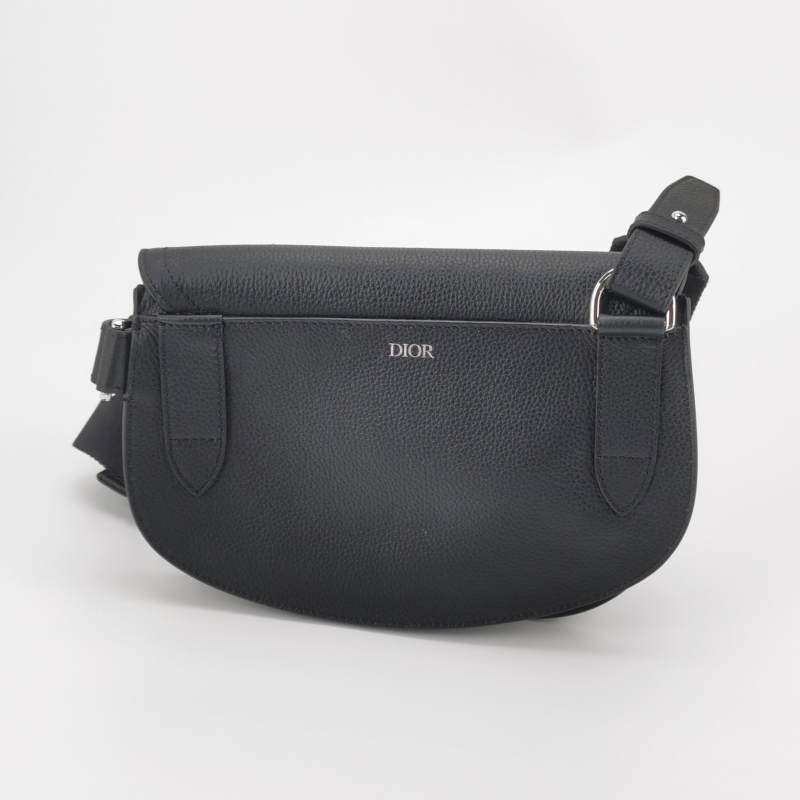 Dior Saddle馬鞍包牛皮純色皮革肩帶馬鞍造型斜背包單肩包-4
