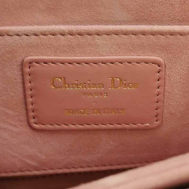 Dior 30 Montaigne蒙田包小號牛皮純色CD標誌斜背包單肩包-7