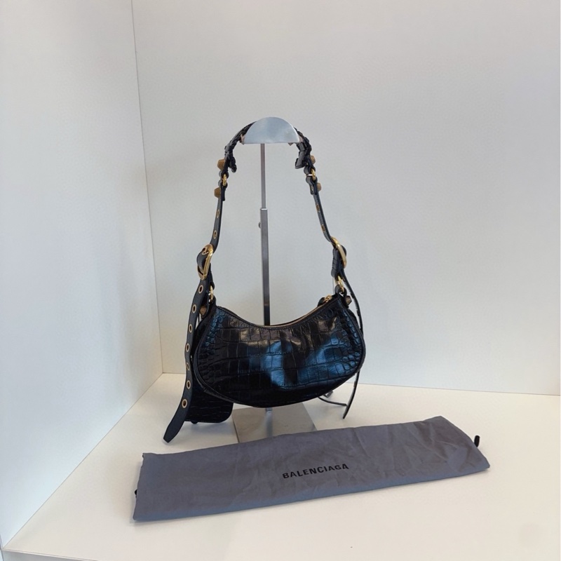 Balenciaga 巴黎世家Le Cagole 新款鰐魚皮紋-1
