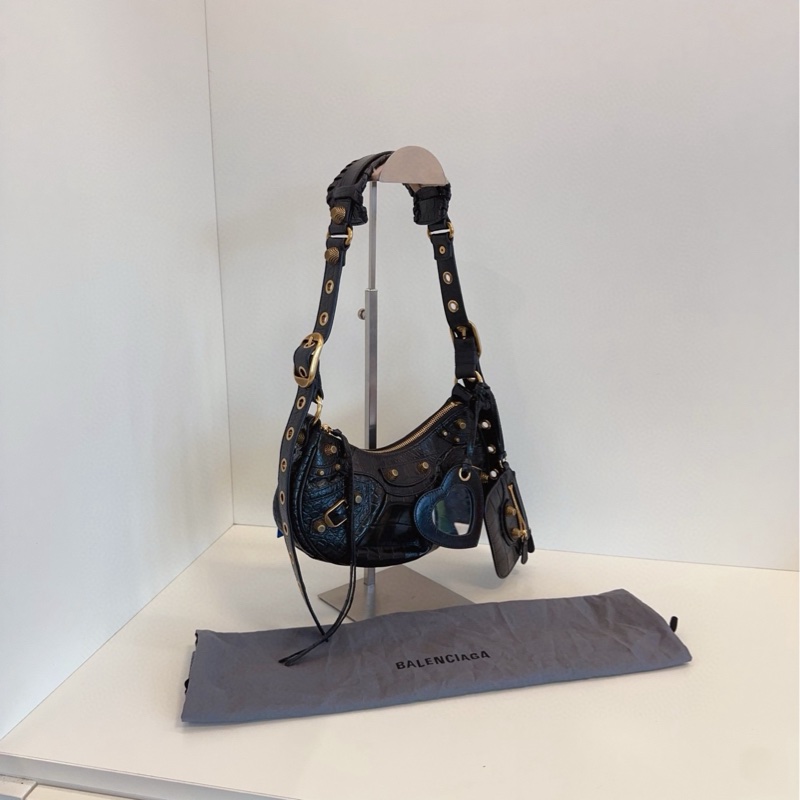 Balenciaga 巴黎世家Le Cagole 新款鰐魚皮紋-2