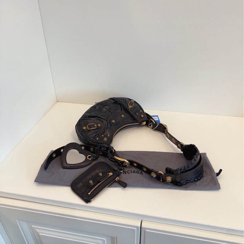 Balenciaga 巴黎世家Le Cagole 新款鰐魚皮紋-6