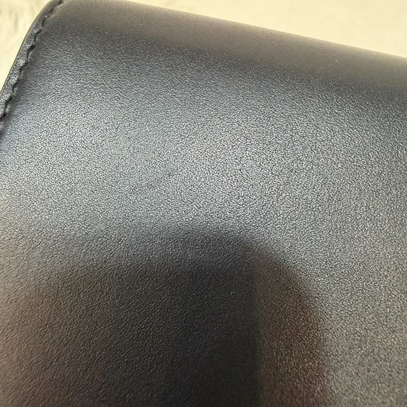 YSL 452159 KATE WOC 黑色 牛皮 銀鍊 肩背包 斜背包 鍊子 長夾 發財包 錢包-16