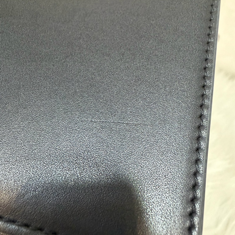 YSL 452159 KATE WOC 黑色 牛皮 銀鍊 肩背包 斜背包 鍊子 長夾 發財包 錢包-18