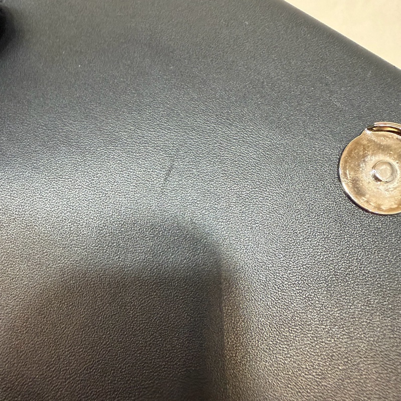 YSL 452159 KATE WOC 黑色 牛皮 銀鍊 肩背包 斜背包 鍊子 長夾 發財包 錢包-40