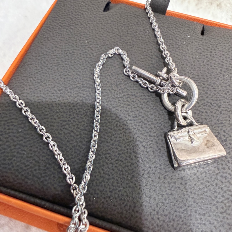 HERMES✨經典Kelly Amulettes 項鍊 925銀-1