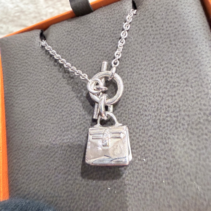 HERMES✨經典Kelly Amulettes 項鍊 925銀-3