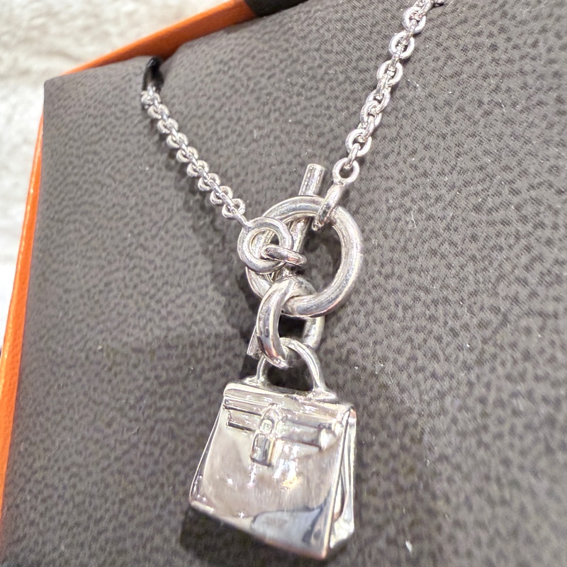 HERMES✨經典Kelly Amulettes 項鍊 925銀-4