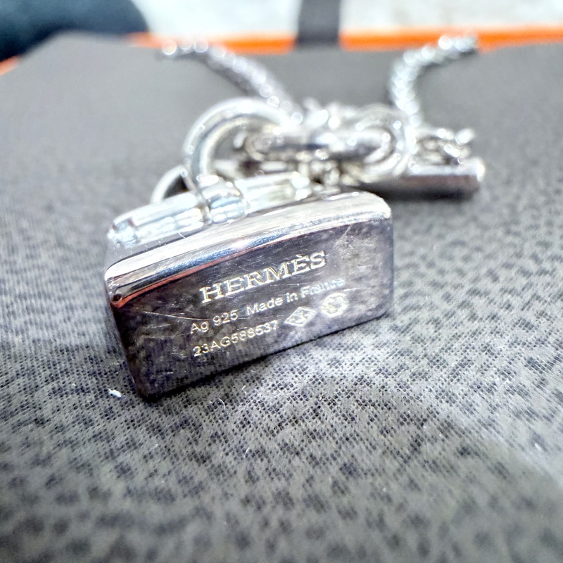 HERMES✨經典Kelly Amulettes 項鍊 925銀-12