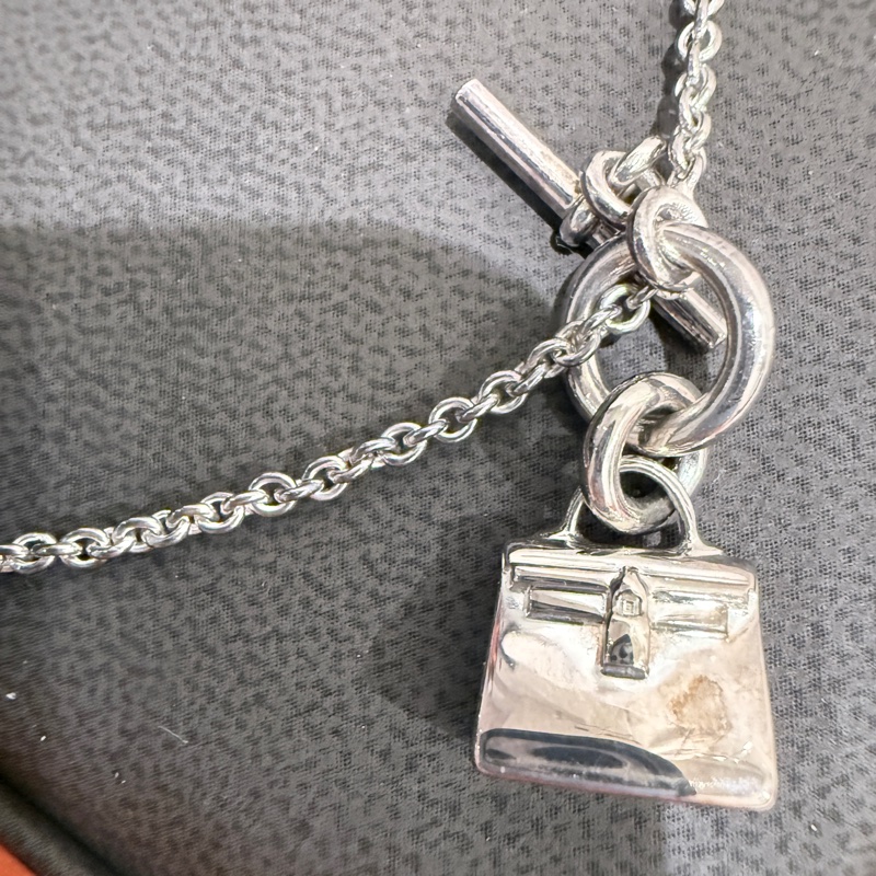 HERMES✨經典Kelly Amulettes 項鍊 925銀-26