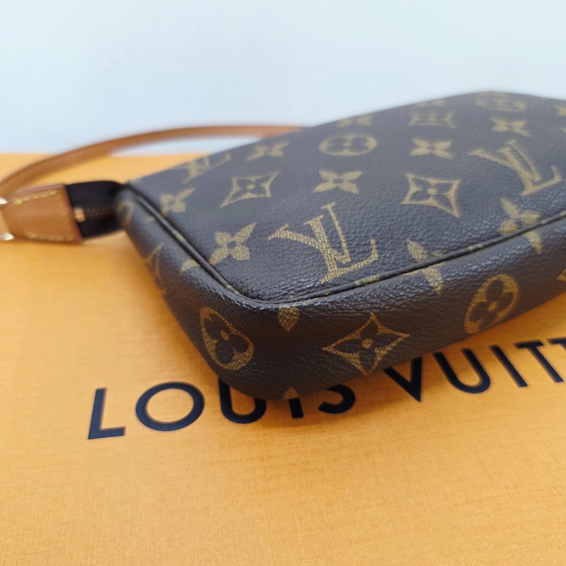 母親節感恩月特惠 Louis Vuitton原花大款麻將包  手提包/腋下包/斜背包 大手機可入就是好包-15
