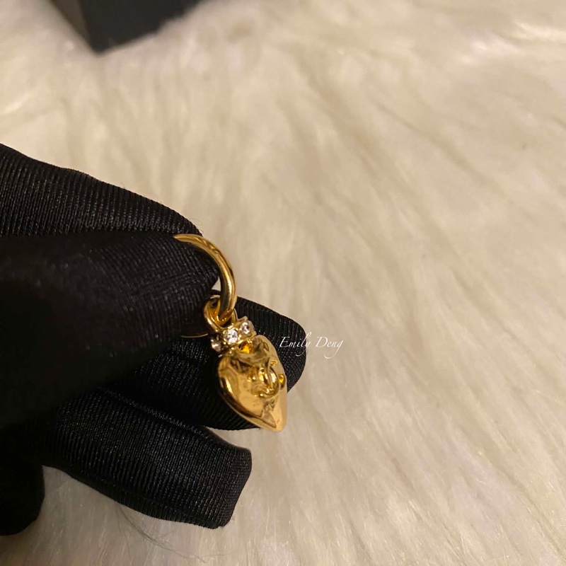 Chanel 愛心垂墜耳環-7