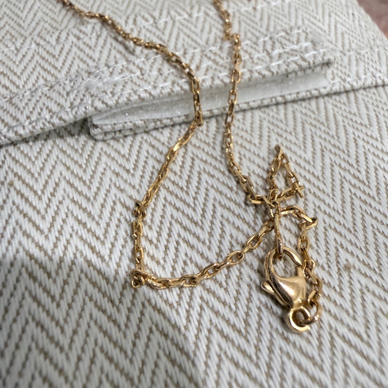 HERMES✨mini pop 奶茶色項鍊-17