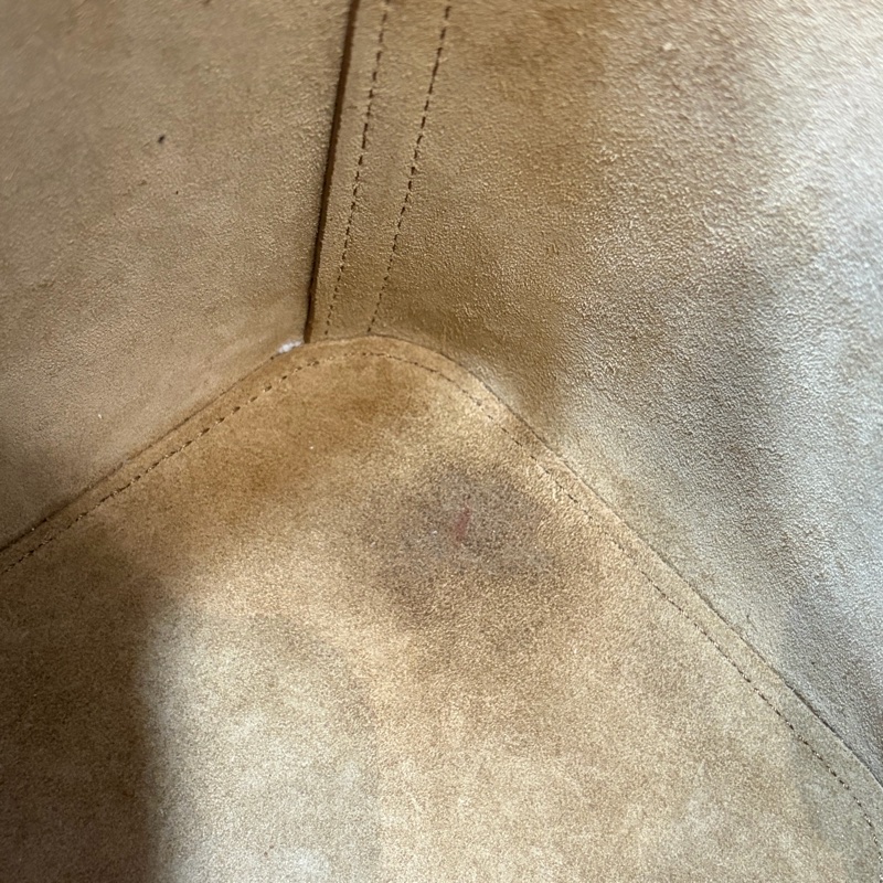 LOEWE 軟面小牛皮 mini 沙色 Pebble 金釦 水桶包 手提包 斜背包-39