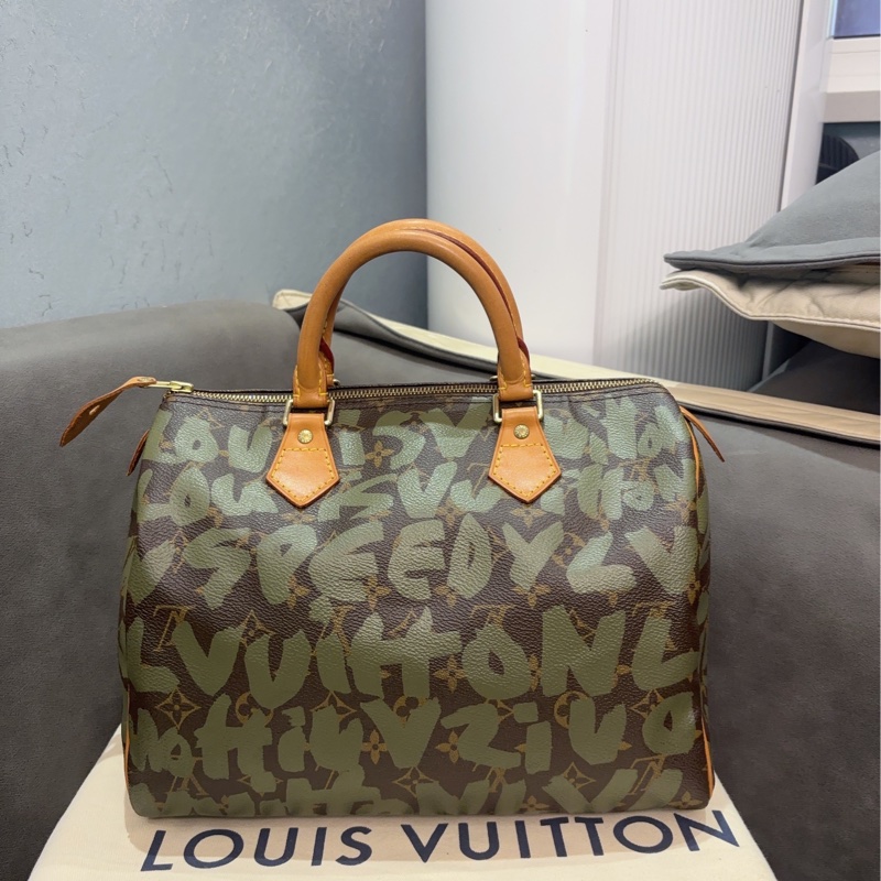 LV Speedy 30 塗鴉限定款-0