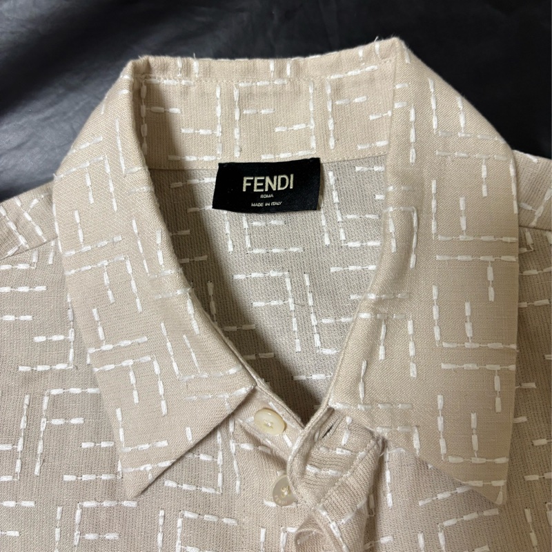 FENDI短袖襯衫,極少穿,狀況非常好-7