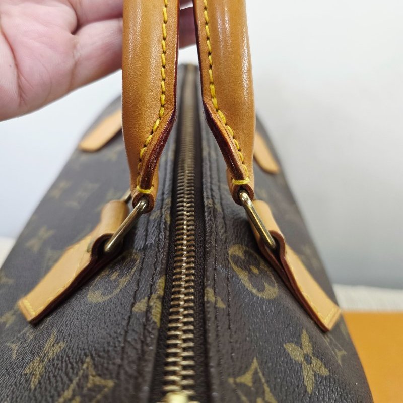 特惠一顆 我最美 Louis Vuitton LV 原花 Speedy30 明星人手一顆 /母親節感恩月活動 贈精美可調式斜背帶 /Monogram皮革手提包 /波士頓包-38
