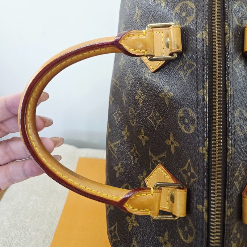 特惠一顆 我最美 Louis Vuitton LV 原花 Speedy30 明星人手一顆 /母親節感恩月活動 贈精美可調式斜背帶 /Monogram皮革手提包 /波士頓包-48