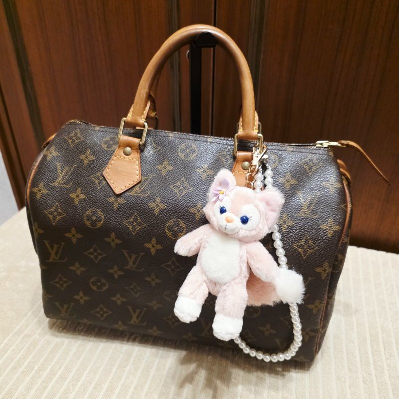 特惠一顆 我最美 Louis Vuitton LV 原花 Speedy30 明星人手一顆 /母親節感恩月活動 贈精美可調式斜背帶 /Monogram皮革手提包 /波士頓包-57