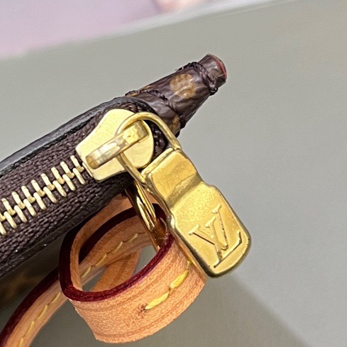 Louis Vuitton路易威登 芯片款老花neverfull nf中號子母購物袋 底長31 米色內里-8