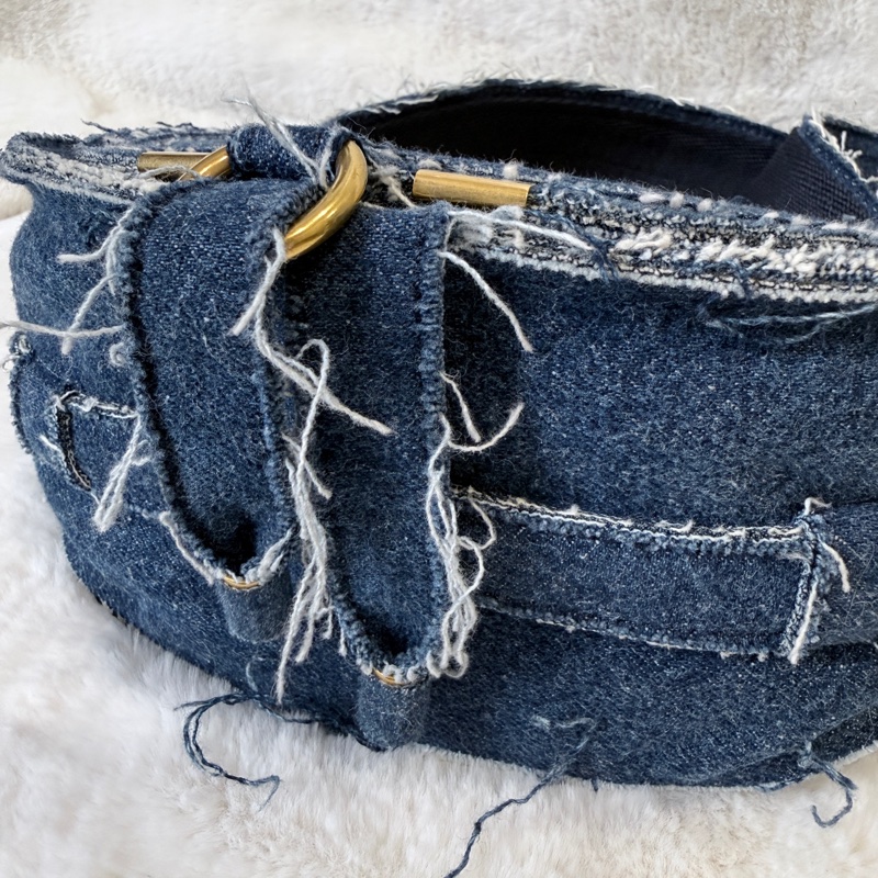 CHLOE✨Marcie Saddle 丹寧牛仔鈴鼓包斜背包馬鞍包-9