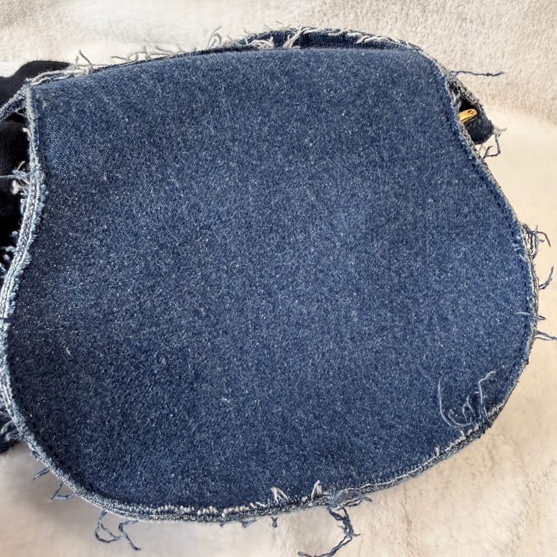 CHLOE✨Marcie Saddle 丹寧牛仔鈴鼓包斜背包馬鞍包-16
