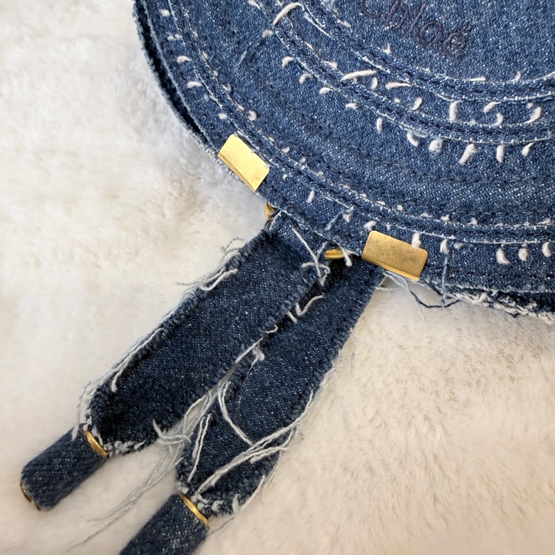 CHLOE✨Marcie Saddle 丹寧牛仔鈴鼓包斜背包馬鞍包-18