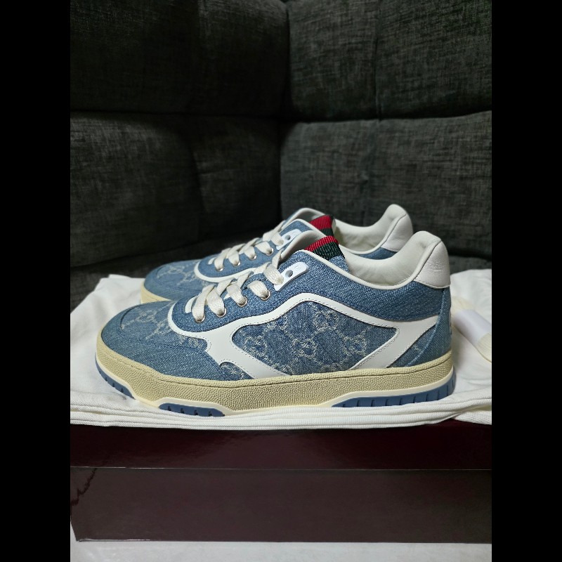 [全新] Gucci 新款 牛仔logo運動鞋 39-0