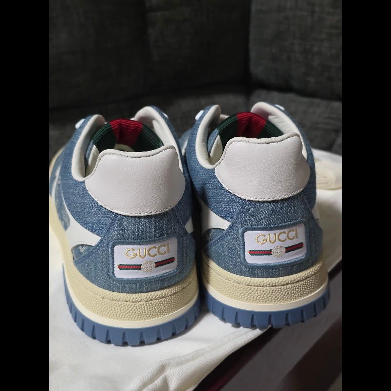 [全新] Gucci 新款 牛仔logo運動鞋 36-4