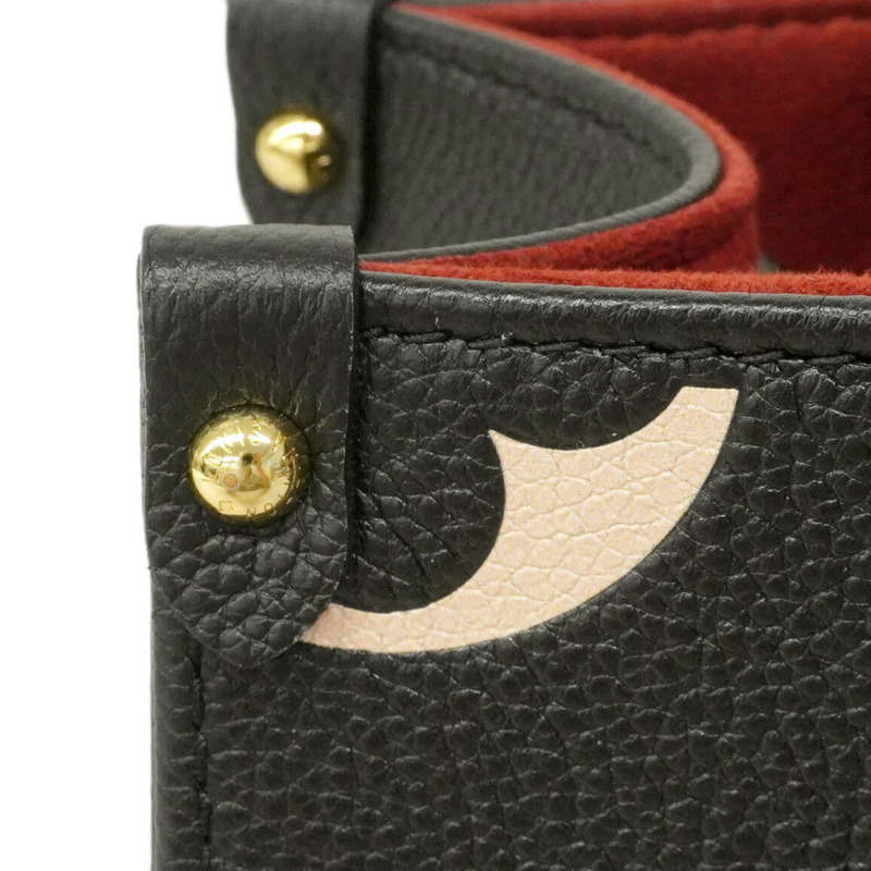 路易威登 Monogram Empreinte Bicolor OnTheGo PM 手提包 M45659 黑色/米色 女士-6
