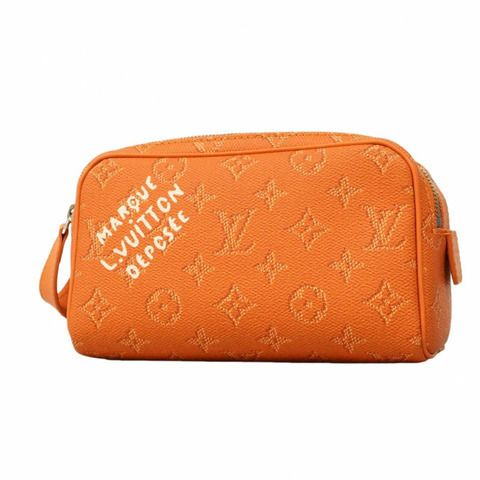 路易威登 Monogram Heritage 迷你 Dopp Kit 手提包 M26873 焦糖色 男士