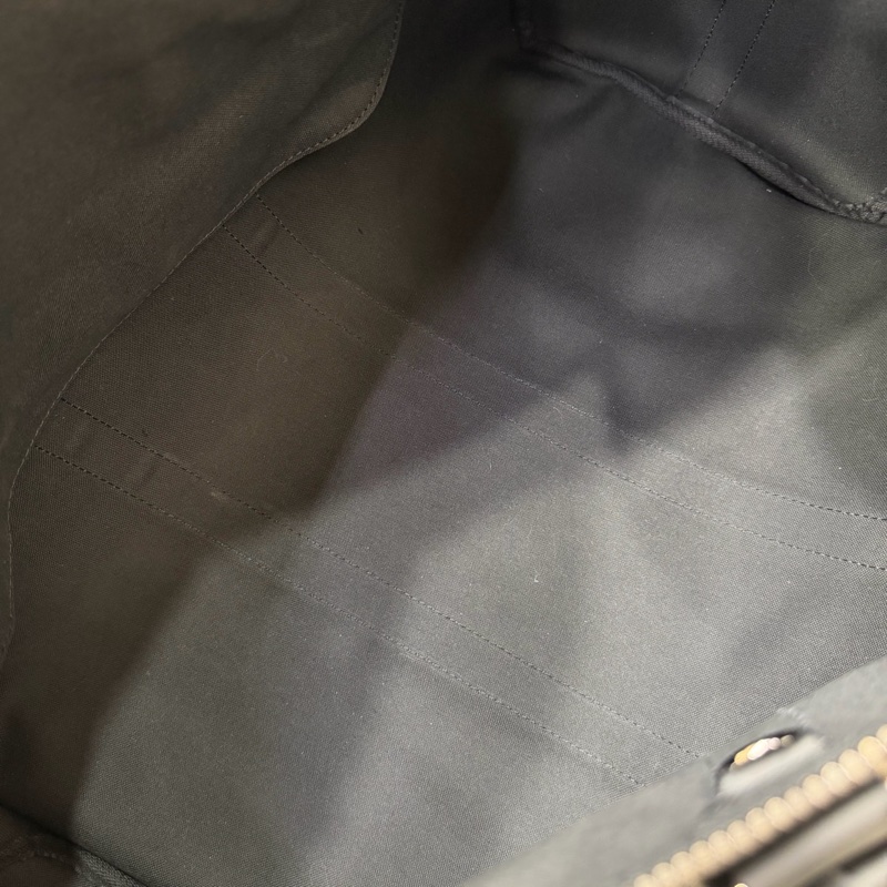 Louis Vuitton路易威登 keepall45 黑老花斜挎包旅行袋 配件有皮牌+手柄環+肩帶。-8