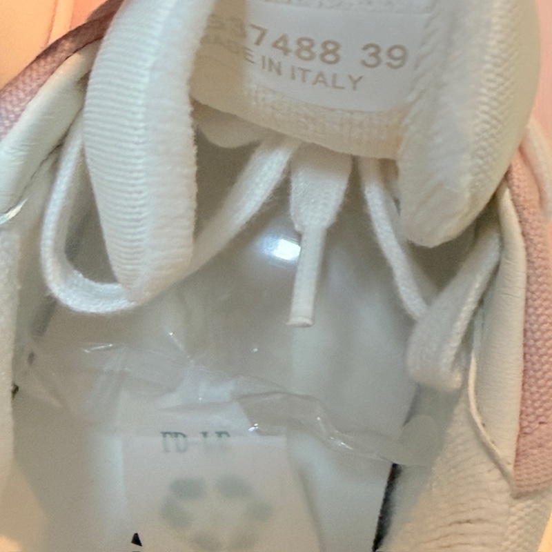 CHANEL/香奈兒 白粉字母拼色休閒鞋 39碼 全新-5