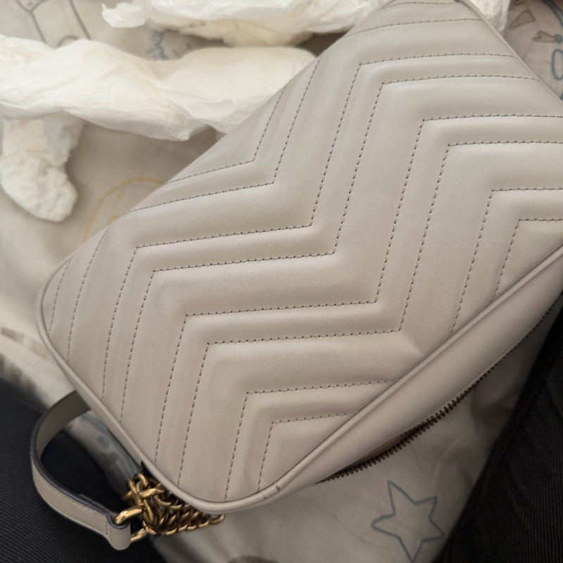 Gucci marmont 古馳馬蒙 相機包 大象灰-3