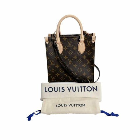 路易威登 LOUIS VUITTON 手提包 Sac Plat BB Monogram 帆布 M46265 棕色